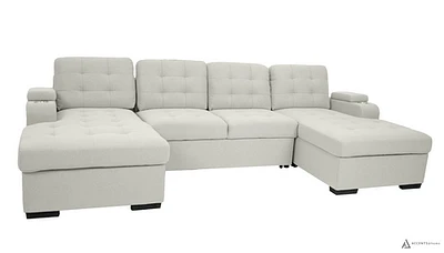 Alonso Sleeper U-shaped sectional - Oatmeal