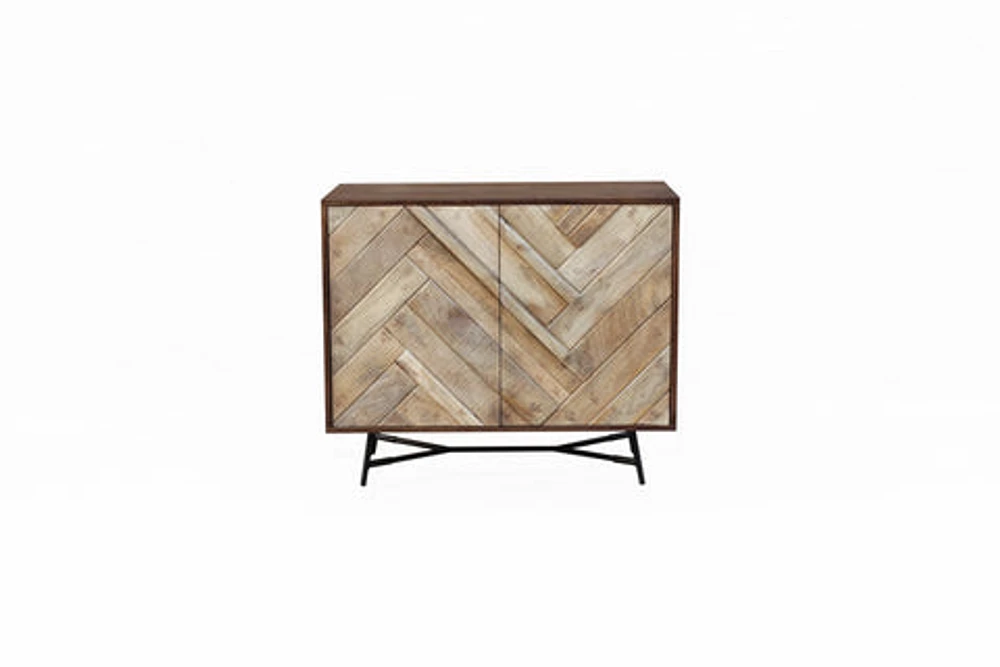 Rennes Solid Wood 2 Door Sideboard