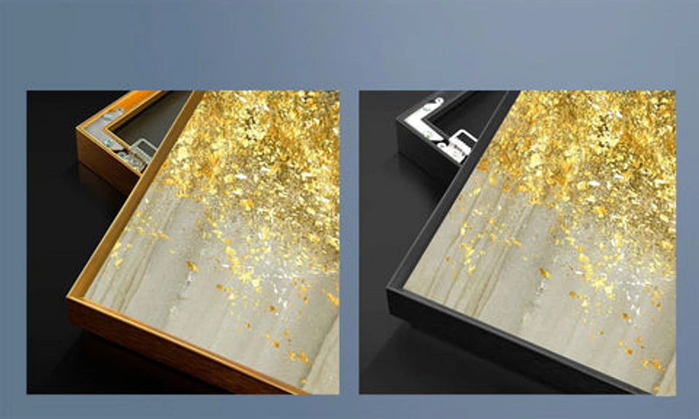 Forest Finds Set of 5 Alloy Matt - Golden Frame Wall Art