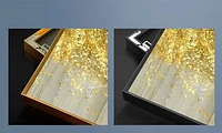 Forest Finds Set of 5 Alloy Matt - Golden Frame Wall Art