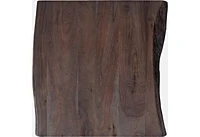Nature's Edge Square End Table Slate Brushed Grey
