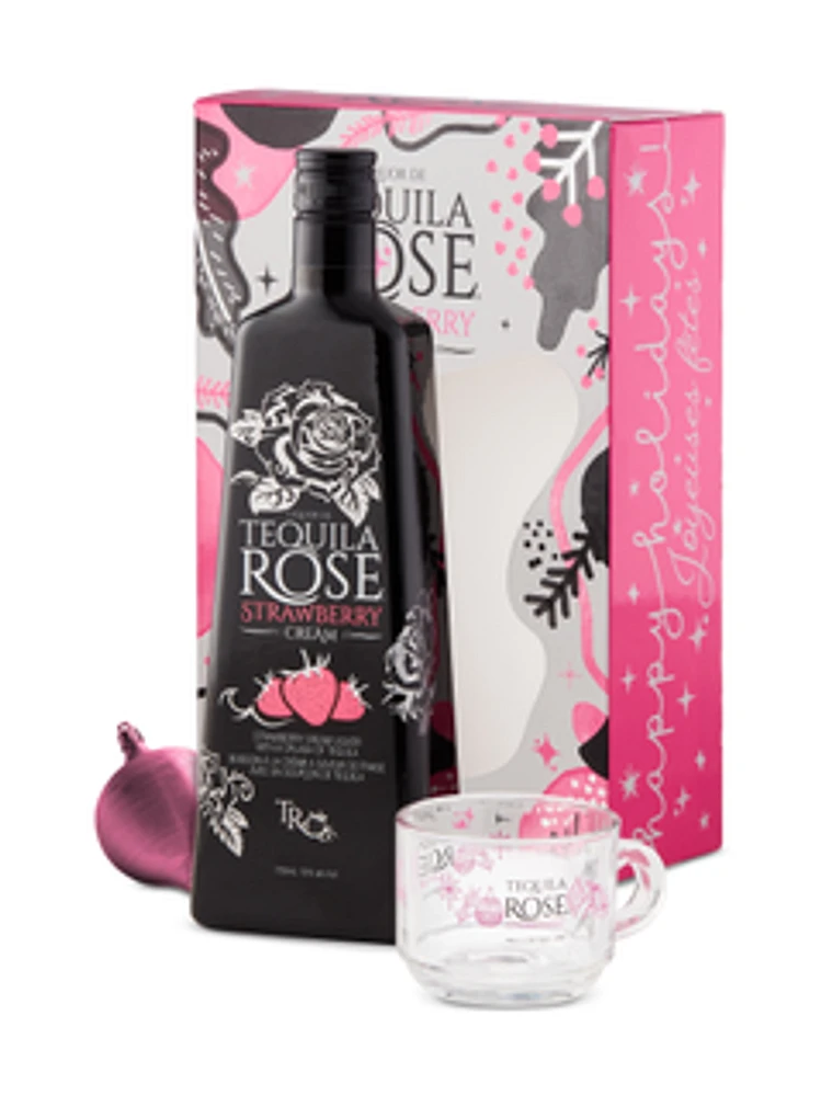 Tequila Rose Strawberry Cream Gift Pack with Glass