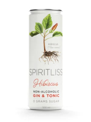 H2 Craft Spiritliss Hibiscus Non-Alcoholic Gin & Tonic