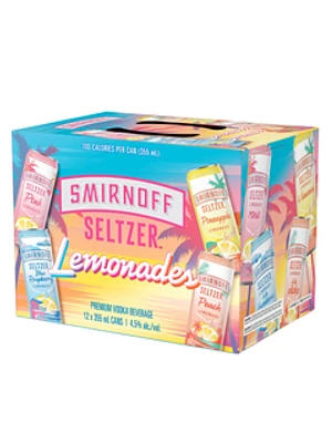 Smirnoff Seltzer Lemonades Variety Pack