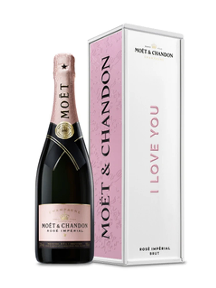 Moët & Chandon Rose Milestone Metal Gift Box