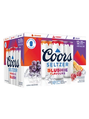 Coors Seltzer Slushie Flavour Pack