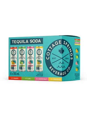 Cottage Springs Tequila Soda Mixed 8 Pack