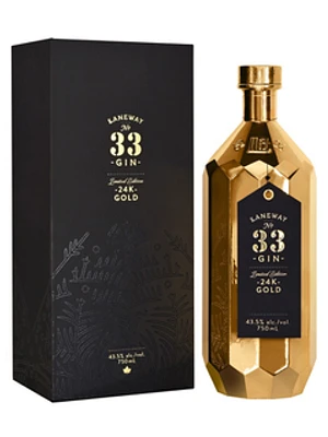 Laneway No. 33 Gin 24k Gold Bottle Limited Edition