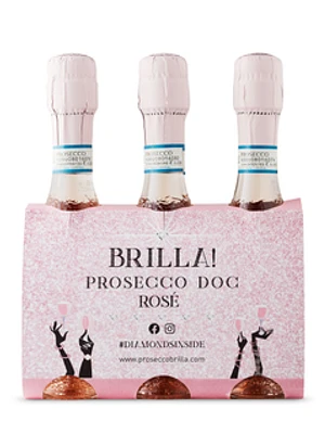 Brilla! Prosecco Rosato DOC Spumante (3x200ml)