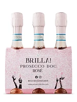 Brilla! Prosecco Rosato DOC Spumante (3x200ml)