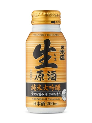 NihonSakari Nama Genshu Daiginjo Gold Sake