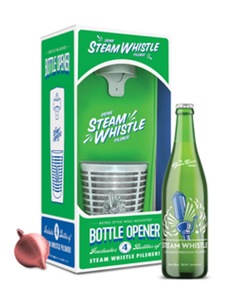 Steam Whistle Retro Wall-Mounted Opener Gift Pack