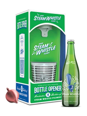 Steam Whistle Retro Wall-Mounted Opener Gift Pack
