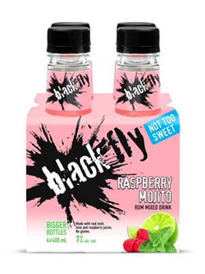 Black Fly Rum Mojito Raspberry