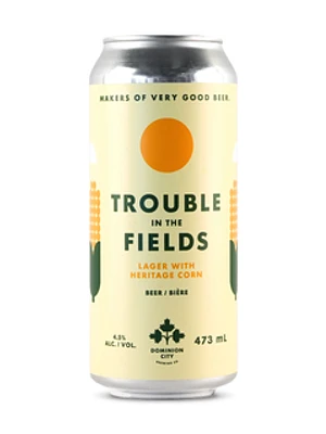 Dominion City Brewing Trouble in the Fields Lager