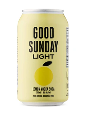 Good Sunday Light Lemon Vodka Soda