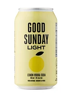 Good Sunday Light Lemon Vodka Soda