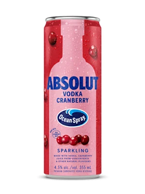 Absolut Ocean Spray Cranberry