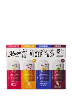 Muskoka Hard Sparkling Water Mixer Pack