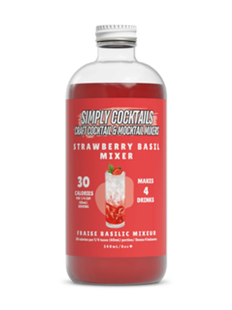 Simply Cocktails Strawberry Basil Mixer