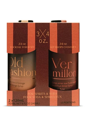 3-4oz. Old Fashioned and Vermillion set 2x120mL