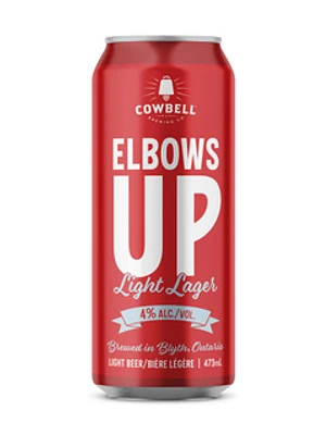 Cowbell Brewing Co. Elbows Up Light Lager