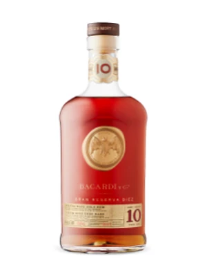Bacardi 10 Year Old Gran Reserva Gold Rum