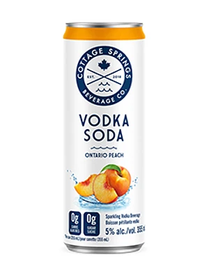 Cottage Springs Ontario Peach Vodka Soda