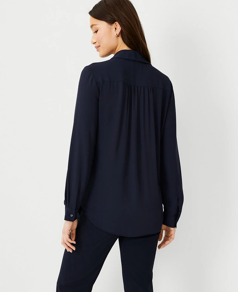 Ann Taylor Petite Camp Shirt Women's