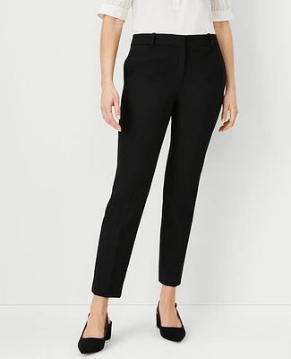 Ann Taylor The Ankle Pant Bi-Stretch - Curvy Fit Black Women's