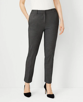 Ann Taylor The Ankle Pant Bi-Stretch - Curvy Fit Dark Grey Women's