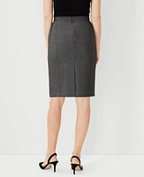 Ann Taylor The Pencil Skirt Bi-Stretch Dark Grey Women's