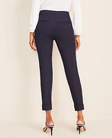 Ann Taylor The High Waist Ankle Pant - Curvy Fit Size 00 Atlantic Navy Women's