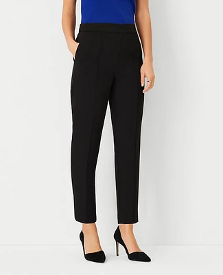 Ann Taylor The Petite Eva Easy Ankle Pant Size XS Black Women's