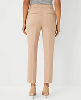 Ann Taylor The Ankle Pant Double Knit Natural Camel Women's