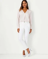 Ann Taylor Petite Sculpting Pocket Mid Rise Skinny Jeans in Velvet Size 00 Women's