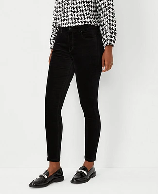 Ann Taylor Petite Sculpting Pocket Mid Rise Skinny Jeans in Velvet Size 00 Women's