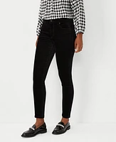 Ann Taylor Petite Sculpting Pocket Mid Rise Skinny Jeans in Velvet Size 00 Women's