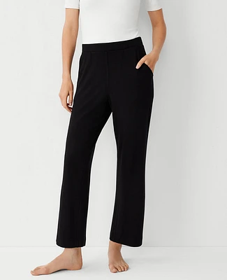 Ann Taylor The Wide-Leg Lounge Pant Black Women's