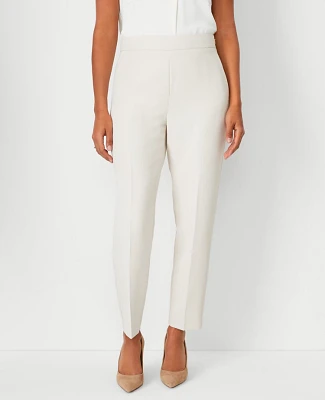 Ann Taylor The Side Zip Ankle Pant Fluid Crepe