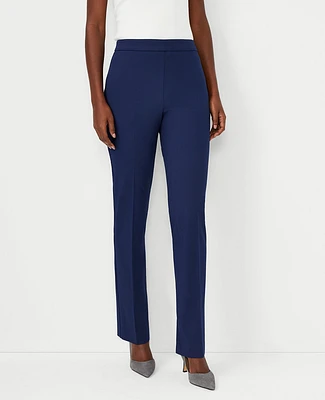 Ann Taylor The Petite Side Zip Straight Pant Bi-Stretch Women's