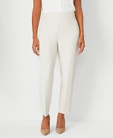 Ann Taylor The Petite Side Zip Ankle Pant Fluid Crepe
