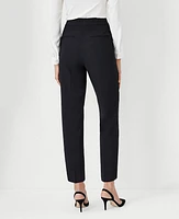 Ann Taylor The Petite Side Zip Ankle Pant Fluid Crepe