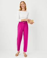 Ann Taylor The Petite Belted Taper Pant Women's