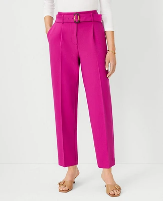 Ann Taylor The Petite Belted Taper Pant Women's