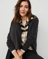 Ann Taylor Duster Sweater Size XS Grey Multi Women's