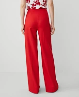 Ann Taylor The Button Trim Sailor Wide-Leg Pant Women's