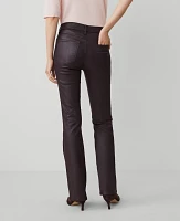 Ann Taylor The Petite Coated Boot Jean Burgundy Women's