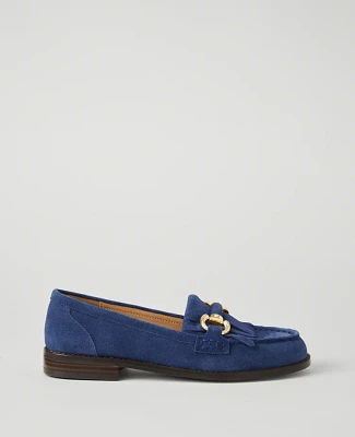 Ann Taylor Kiltie Chain Loafers Women's
