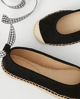 Ann Taylor Suede Espadrille Flats Women's
